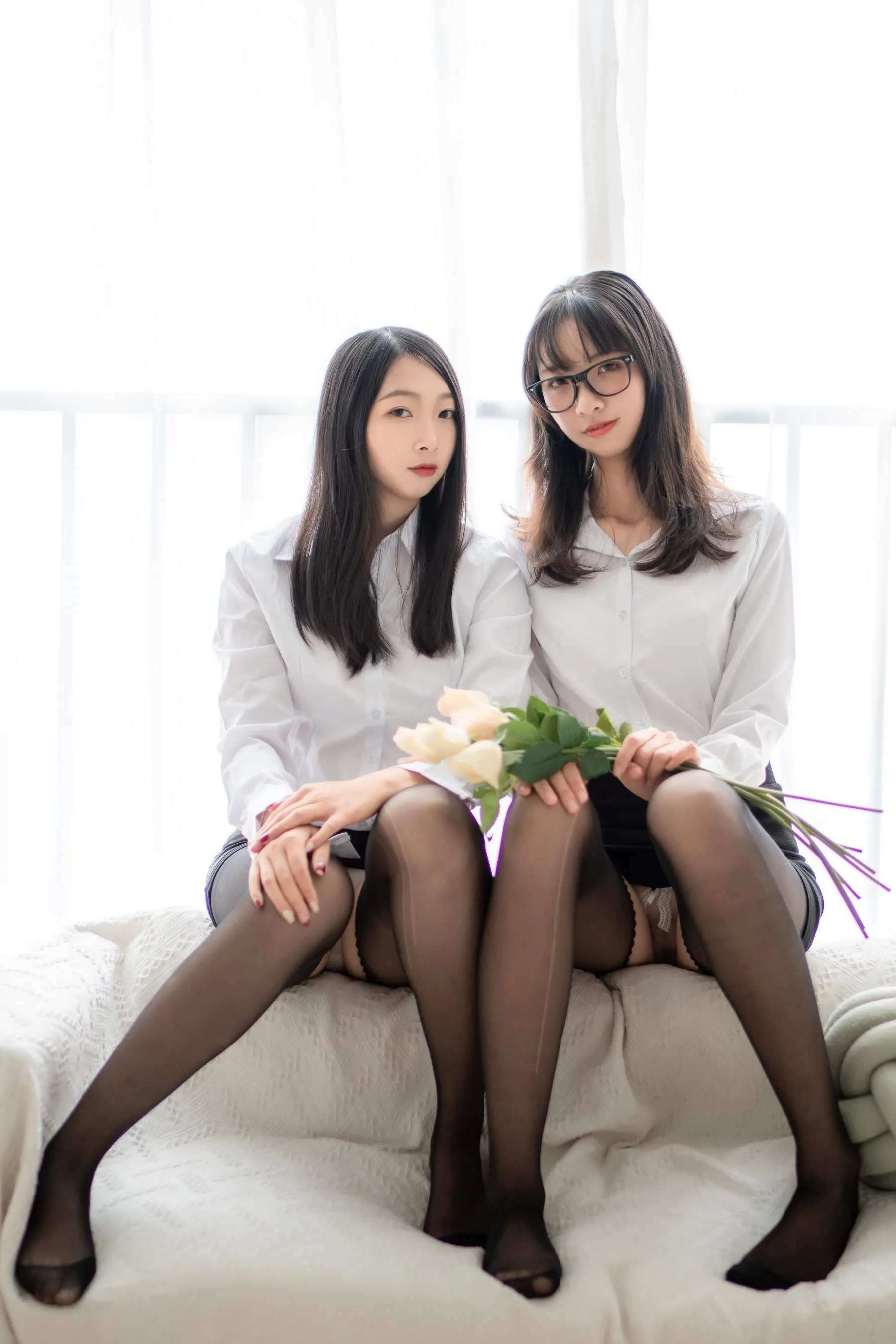 西瓜少女 NO.026 黑丝百合 [55P]插图9